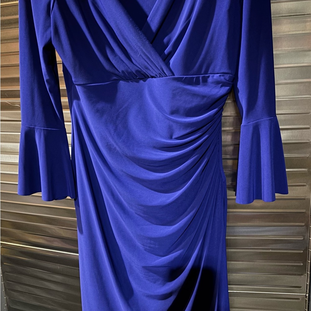 Elegant Blue Women's Dress
